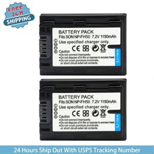 2 PCs NP-FH50 Li-ion Battery Replace For Sony Camcorders DCR-DVD850E DCR-DVD650E