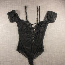Black Lace Teddy. Intimates. Pre-owned. 100 nylon 2XL Romance