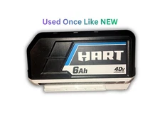 Opened Package Hart 40v 6ah High Capacity Lithium Ion