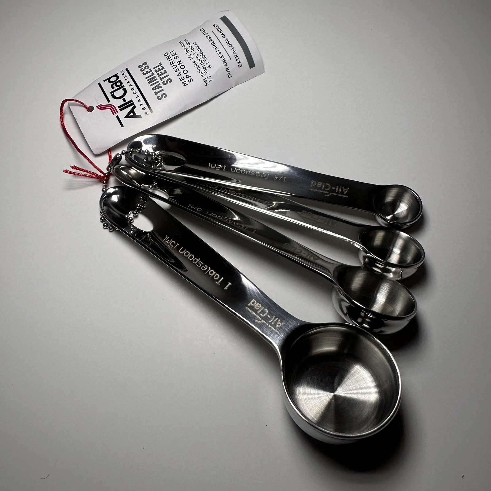 All-Clad 59918 Stainless Steel Measuring Spoon Set