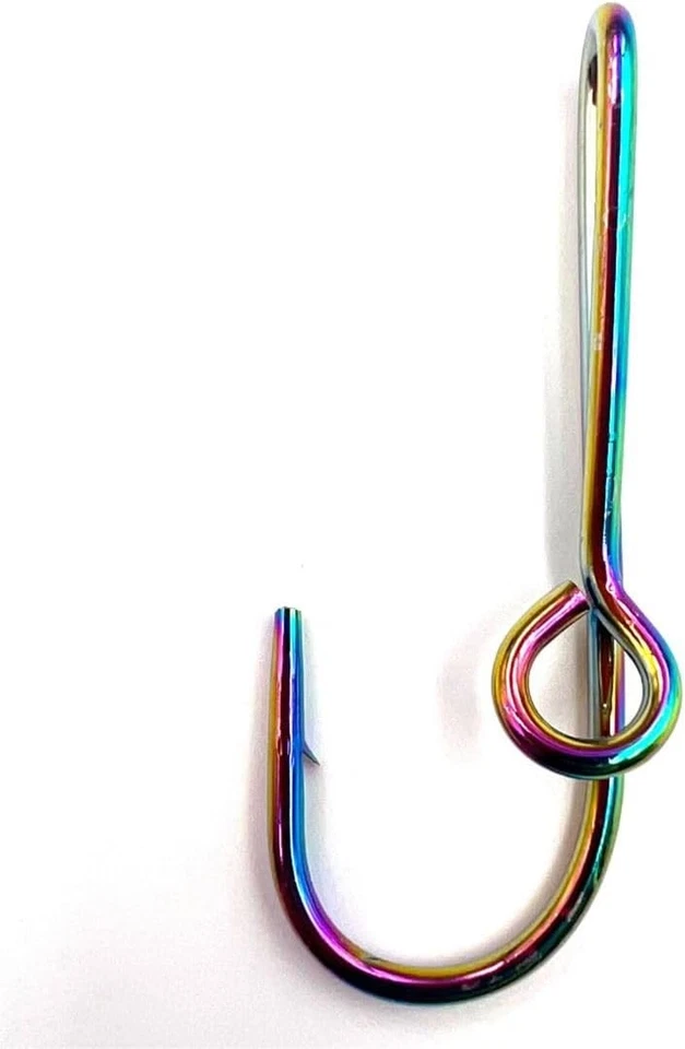 Clip de sombrero de gancho de pescado, pasador de sombrero de gancho de pescado, pasador de sombrero de gancho de pescado, gancho de pescado para sombrero Tie Cla Foto 2 de 4