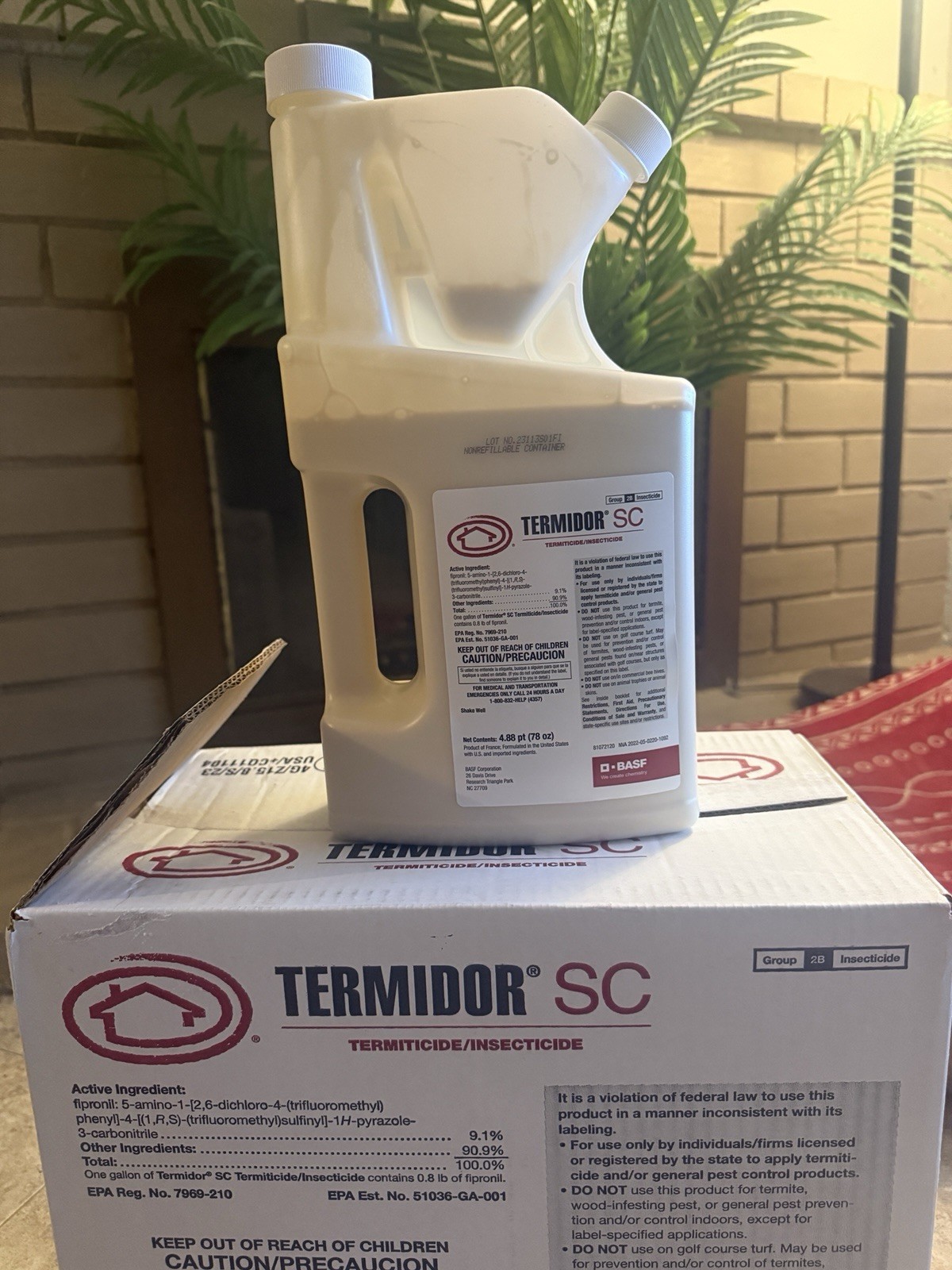 BASF Termidor SC Termiticide/Insecticide 78oz Bottle 2-3 Day Sale | eBay