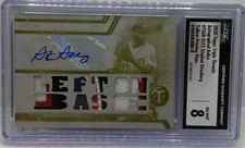 2020 Topps Triple Threads Patch Auto Stephen Strasburg Yellow Printing Plate 1/1