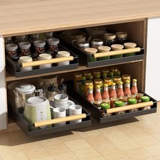 2 Pa Pull out Cabinet Organizer, 16" Deep Pull Out Der for Kitchen