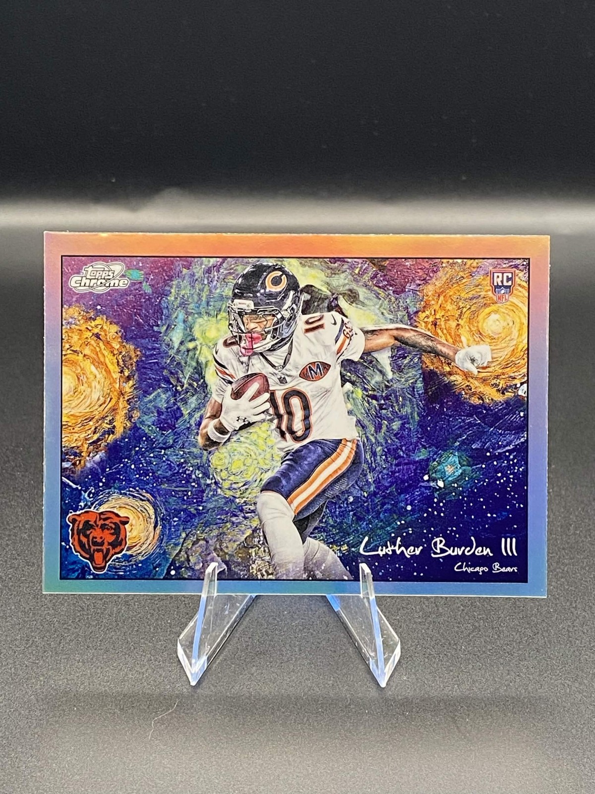 2025 Topps Chrome Cosmic Luther Burden III Rookie STN-7 Stars in the Night (RC)