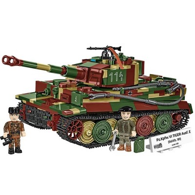 COBI 3124 Pz.Kpfw. VI Tiger Ausf. E 1:35 Blockmodell - 870 Bausteine - 25x11x10c