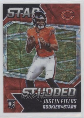 2021 Panini Rookies & Stars Star Studded Red Scope Justin Fields #SS-24 RC 11p9