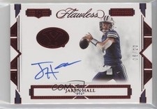 2023 Flawless Collegiate Team Logo Signatures Ruby 5/20 Jaren Hall Auto n7r