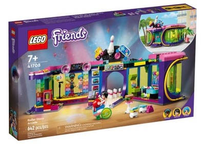 LEGO FRIENDS 41708 Roller Disco Arcade Retired Building 100% Complete Set