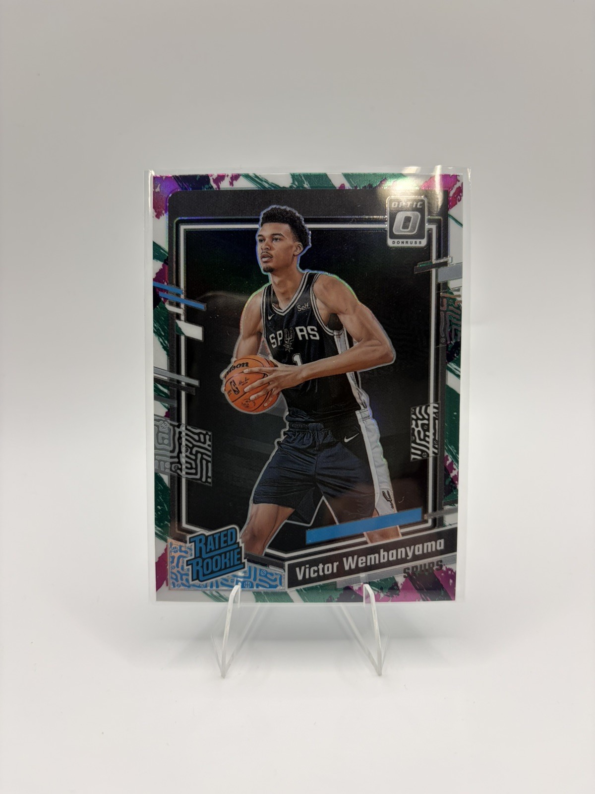 2023-24 Donruss Optic Victor Wembanyama Jazz #225 RC Rated Rookie SSP Case Hit