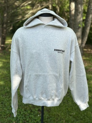 Fear of God Essentials ''Light Oatmeal'' Pullover Hoodie Size Medium