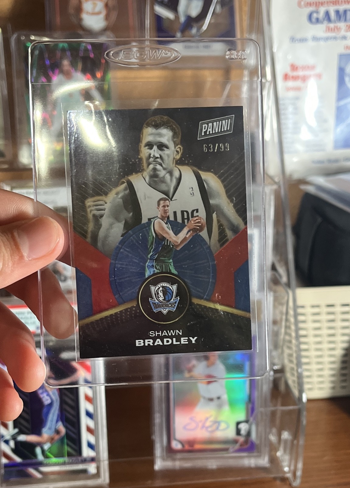 2024-25 Panini Player of the Day - Shawn Bradley #64 Red /99