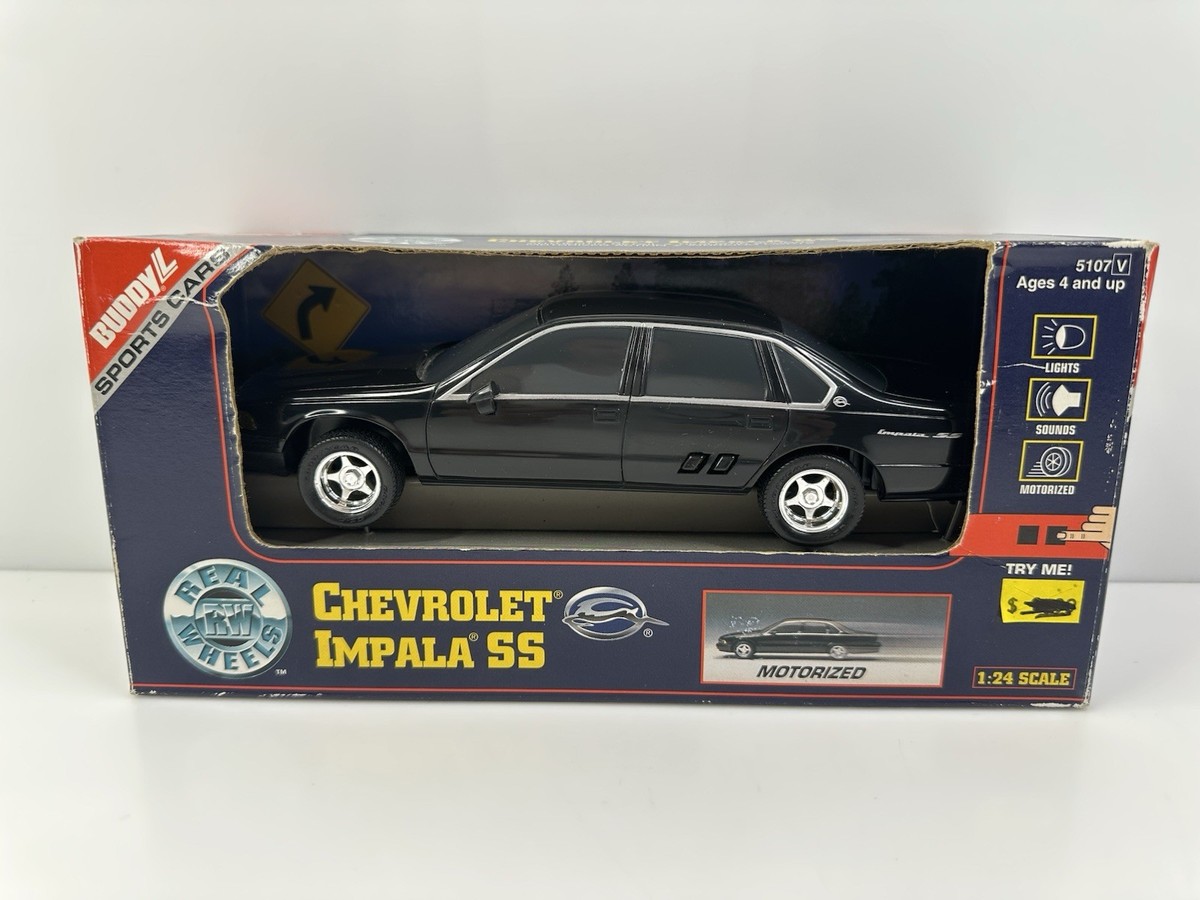 Vintage 1995 Buddy L Sports Cars Chevrolet Impala SS Black