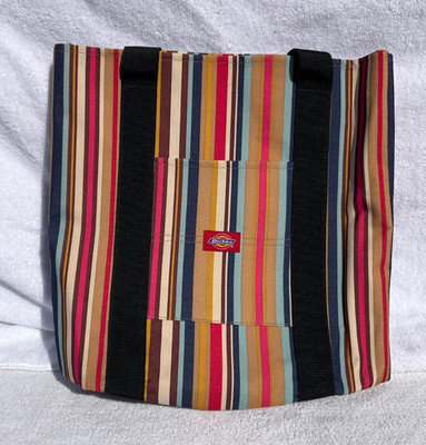 Dickies Stripes Tote Bag Shoulder Bag Canvas