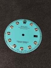 dial quadrante turchese Tiffany Rolex datejust 36mm referenze 1601-1603
