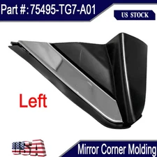 New Mirror Corner Triangle Cover Pillar Trim Left Side For 2016-2022 Honda Pilot