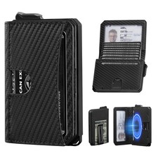 Pop Up Wallet for Men, Minimalist Wallet, Tactical Wallet, RFID Blocking, Bif...