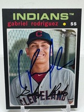 2020 Topps Heritage Minors #158 Gabriel Rodriguez SIGNED