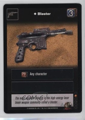 2000 Star Wars: Young Jedi CCG - Battle of Naboo Expansion Set Blaster #116