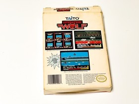 nes nintendo OPERATION WOLF game with box and dustcover