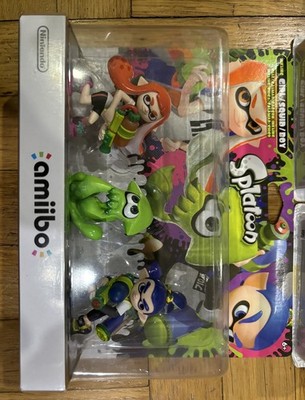 Nintendo Amiibo Splatoon Figures - 3 Pack + Shovel Knight + Super