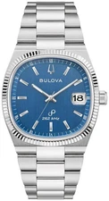 New Bulova Super Seville Blue Dial Mens Watch 96B440