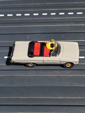 ORIGINAL AURORA TJET 1351 YELLOW 1963 GALAXIE 500XL CONVERTABLE HO SLOT CAR