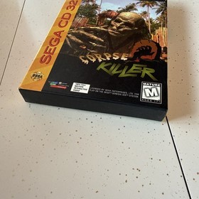 Corpse Killer (Sega 32X, 1994) 100% Complete CIB - Tested w/ tatoo
