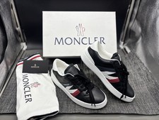 Sneaker uomo Moncler Monaco in pelle nera 40/7