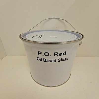 post office rot Ölbasis Glanzlack Dose 2,5L robuste Oberfläche M