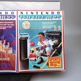 Nintendo Fun Club News Vol 2 #5-7 1988 NES Lot Zelda+PunchOut+RC+Metroid 🎮