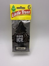 Little Trees Black Ice Hang Air Freshener for Car  Home 6 Pack Ships Same Day