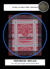 REPLICA of 1934 - Basutoland - OFFICIAL - 1d