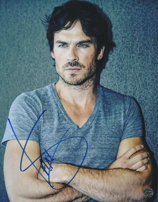 Ian Somerhalder Autographed SEXY HOT Vampire Diaries 8x10 Photo withCOA/Hologram