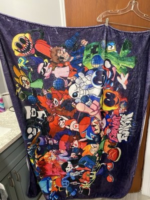 FNF Friday Night Funkin' Fleece Throw Blanket for Kids Adults