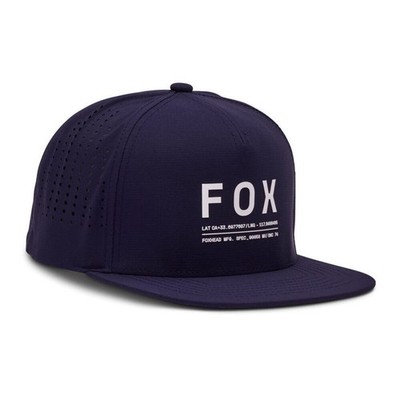 Fox Flexfit Cap Non Stop Tech Kappe Basecap Schirmmütze Baseball-Cap blau