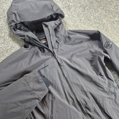 Mammut Gore-Tex Jacket Womens Medium Gray Ajungilak OTI Element Insulated Hooded