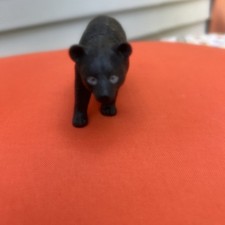 Vintage Black Bear Wild Animal Figurine