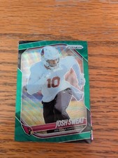 2025 Panini Prizm - Josh Sweat #4 Green Wave Prizm