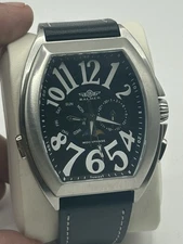 Balmer Swiss Moonphase Watch Sapphire Crystal Black Mens 16016