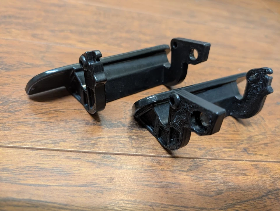  Par de manijas de puerta exterior Honda Prelude 97-01 cupé, HECHO EN EE. UU. - SOLO MANIJA Foto 4 de 4