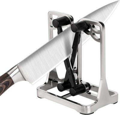 Verbesserter Metall Messerschärfer - Professionelles Wolfram Design für alle Messer