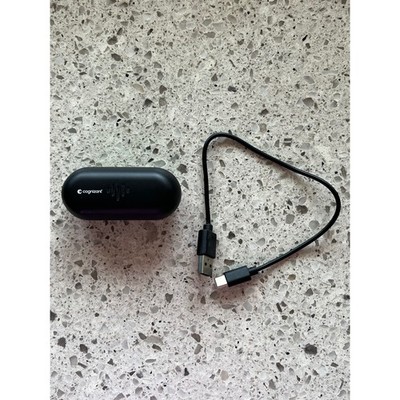 iLuv TB200 True Wireless Earbuds Black Bluetooth Headphones with Charging Case