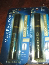 Lot of 2 Max Factor Lash 501 rich black OLD STOCK