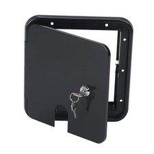 RV Trailer Electric Power Cord Cable Door Compartment Lock with 7.9" 8.3" Black