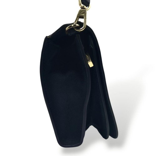 Borsa a tracolla Tory Burch Navy Sacoche in pelle ferramenta usata - Foto 4 di 13