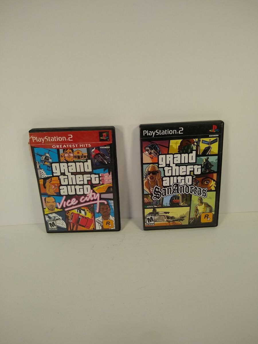 Lot of PS2 Playstation 2 Games Grand Theft Auto Vice City, GTA San