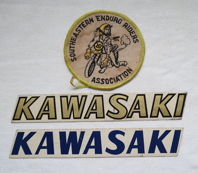 Southeastern Enduro Patch Kawasaki Motocross Decals 1971 | eBay