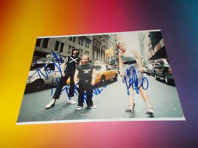 The Hard Lessons US Rock Band signed signiert autograph Autogramm Foto in person