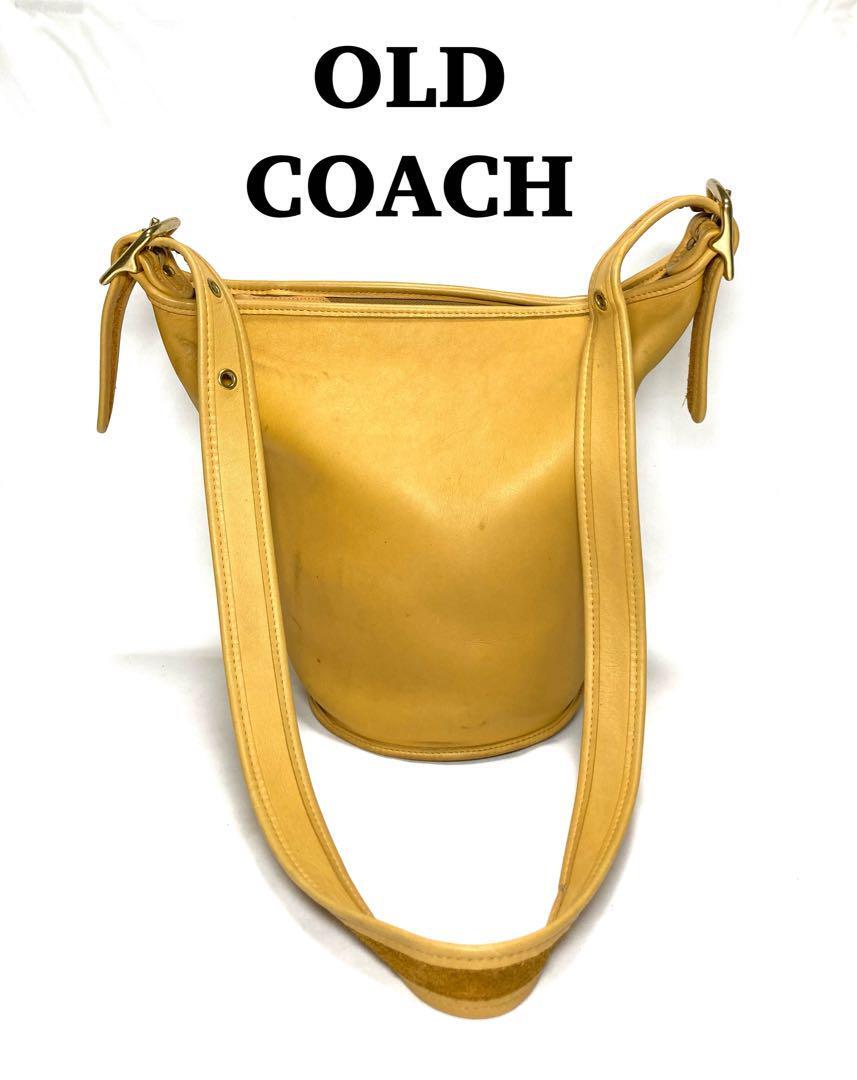 美品・希少】オールドコーチ OLDCOACH ショルダーバッグ イエロー 黄